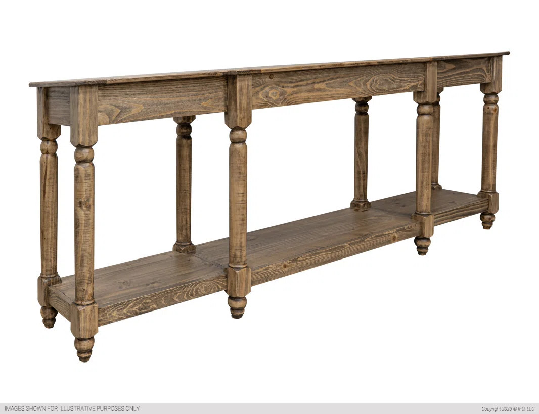 Adomas 94.5'' Solid Wood Console Table | Wayfair North America