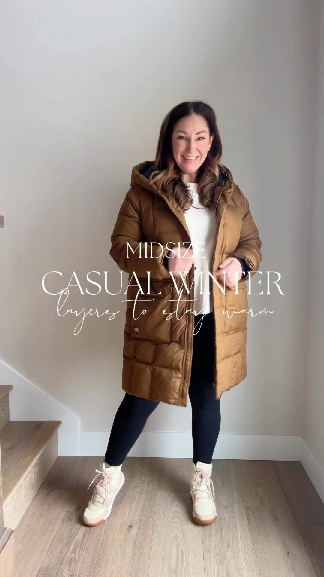 Winter jackets and vests for the cold!! I’m wearing a large in all jackets, large in leggings and large in aerie sweater. 

#LTKMidsize #LTKSeasonal #LTKWatchNow