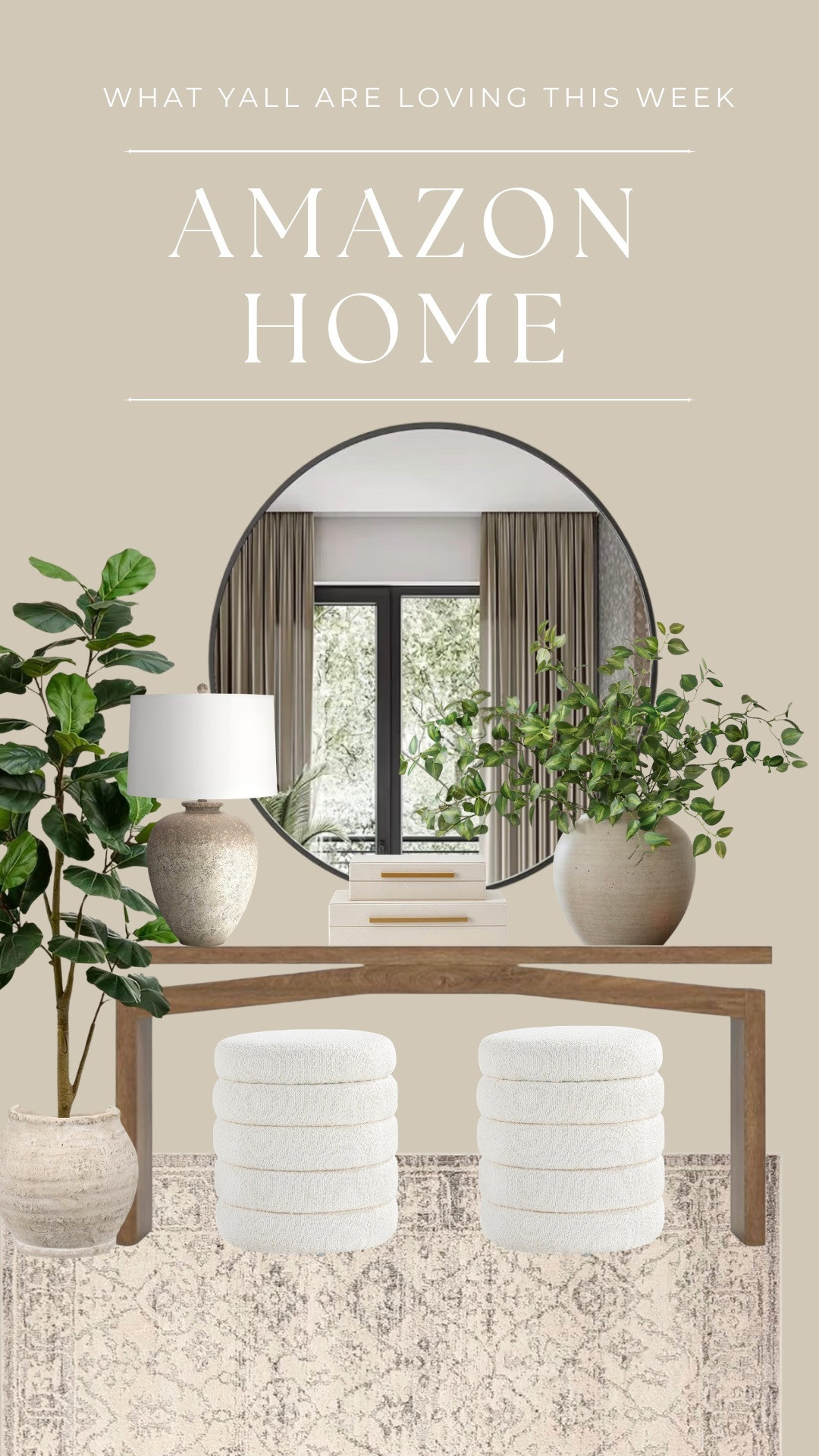 Refresh your living space with these stunning decor finds! From chic lamps to cozy ottomans, these items will add a touch of elegance to any room. 
• 
• 
• 
• 
home decor, living room refresh, chic lamps, cozy ottomans, farmhouse decor, stylish vases 

 #LTKHome