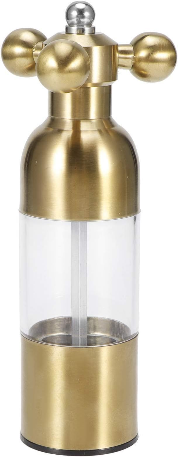 Manual Pepper Grinder, Stainless Steel Spice Mill Salt Shaker for Kitchen(gold) | Amazon (US)