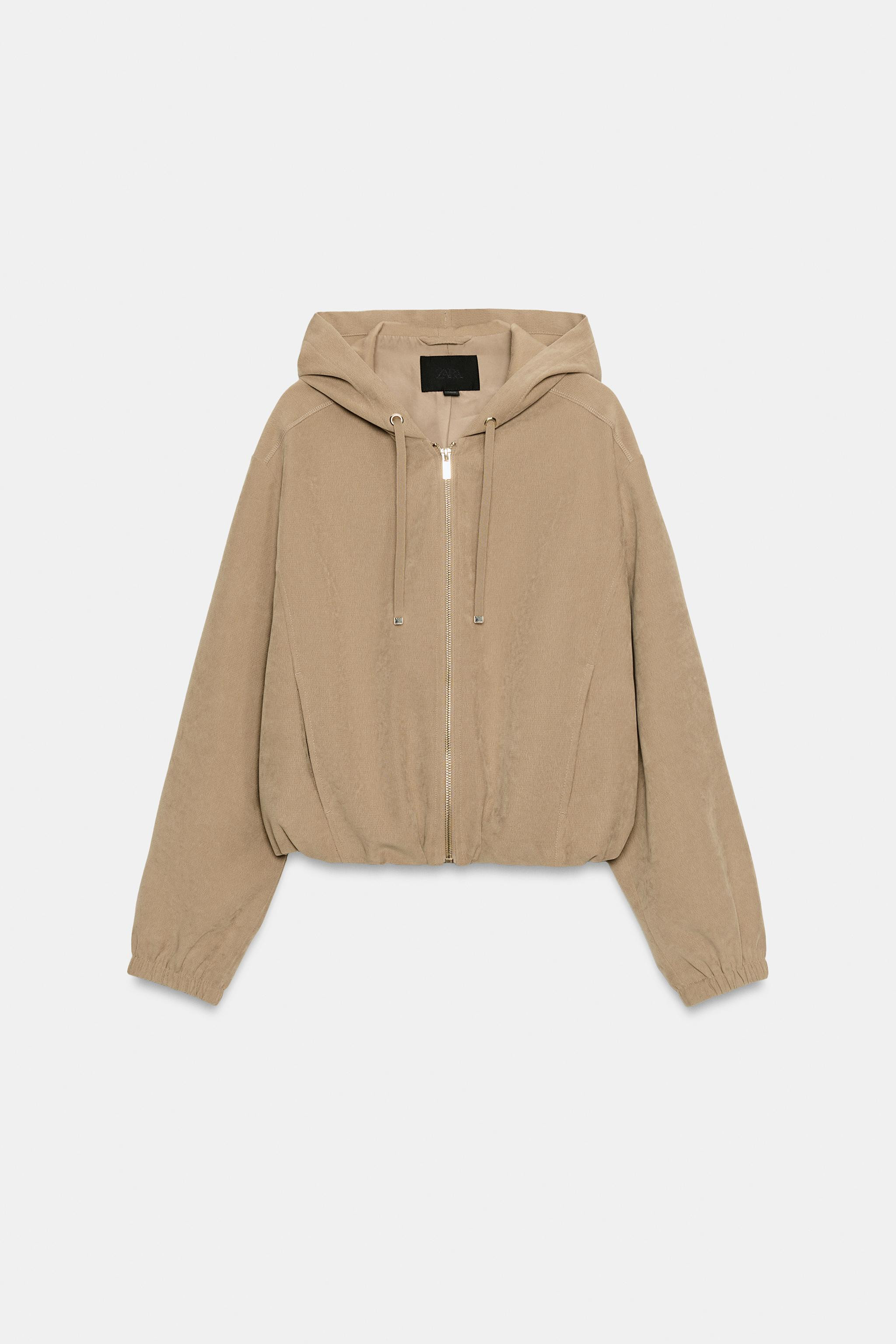 HOODED BOMBER JACKET | Zara US