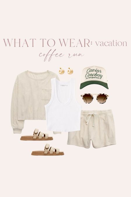 Vacation outfit inspo! Outfit for a coffee run✨

#LTKstyletip #LTKSeasonal #LTKtravel