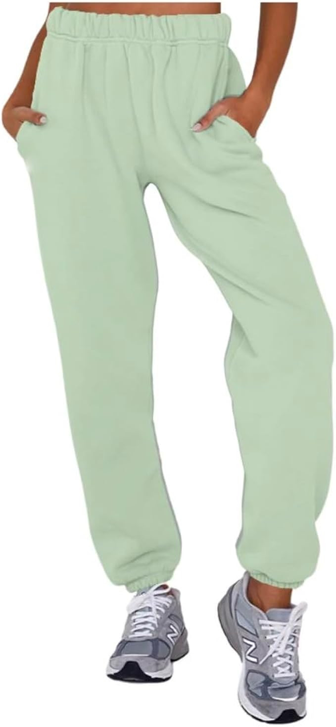 Sunday Waves Women's High Waisted Sweatpants Soft Workout Active Pants Oversized Lounge Bottoms | Amazon (US)