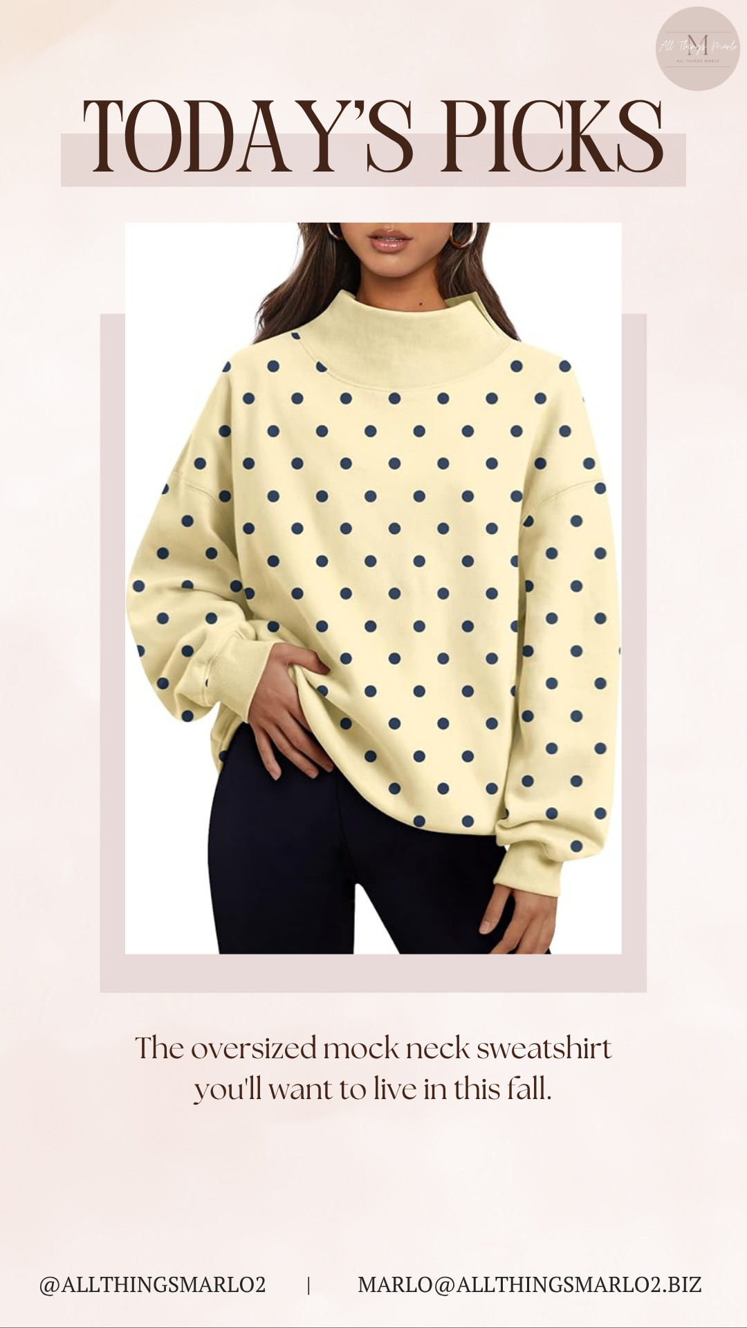 The oversized mock neck sweatshirt you'll want to live in this fall. 

 #LTKSeasonal #LTKWorkwear #LTKTravel