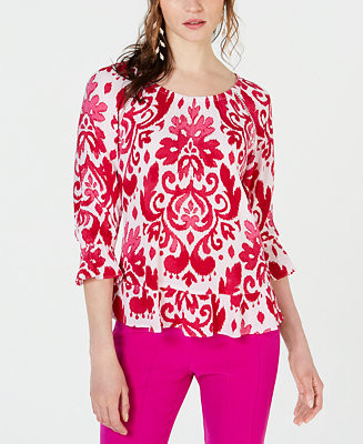 I.N.C. Blouson-Sleeve Peasant Top, Created for Macy's | Macys (US)