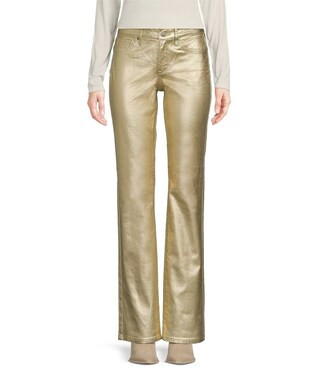 NYDJ Marilyn Coated Lift Tuck® Technology Stretch Denim Straight Leg High Rise Jeans | Dillard's | Dillard's