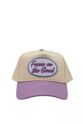 KenzKustomz Women's Focus on the Good - Vintage Trucker Hat, Lilac | Belk