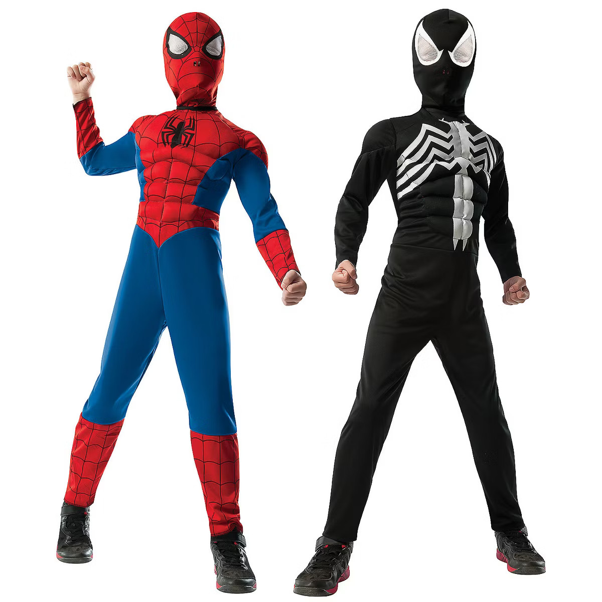 Rubie's Boys' Marvel 2 in 1 Reversible Muscle Chest Spider-Man Costume | Target