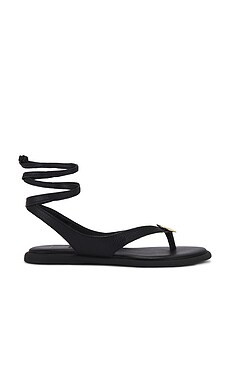 Dolce Vita Judy Sandal in Black Leather from Revolve.com | Revolve Clothing (Global)