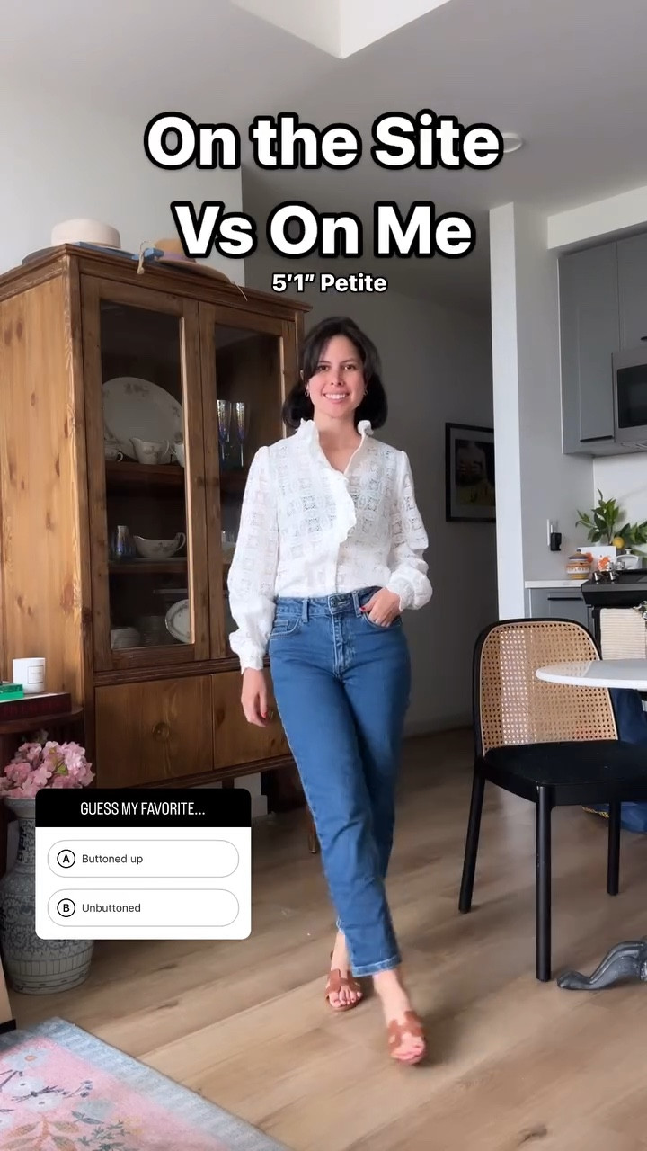 Lace Top size 0
short girl jean 24short

I loved this Sezane top on the site but just wasn’t sold once I tried it on. The quality is great but felt like I was kind of drowning in the fabric. What do yall think?
Lace blouse, feminine top, wear to work, Sezane,
minimal style, parisian style, aesthetic outfits, summer outfits, style inspo, Washington DC, dc influencer, French girl style, European style, over 30, petite

You’re in the right place if you’re looking for: 
• outfits for a European vacation
• French Girl Style inspo
• Petite friendly finds
• Over 30 outfits 
• Classic / timeless pieces 

#dcinfluencer #dcblogger #dcstyle #ltkcreator

#LTKVideo #LTKWorkwear #LTKStyleTip