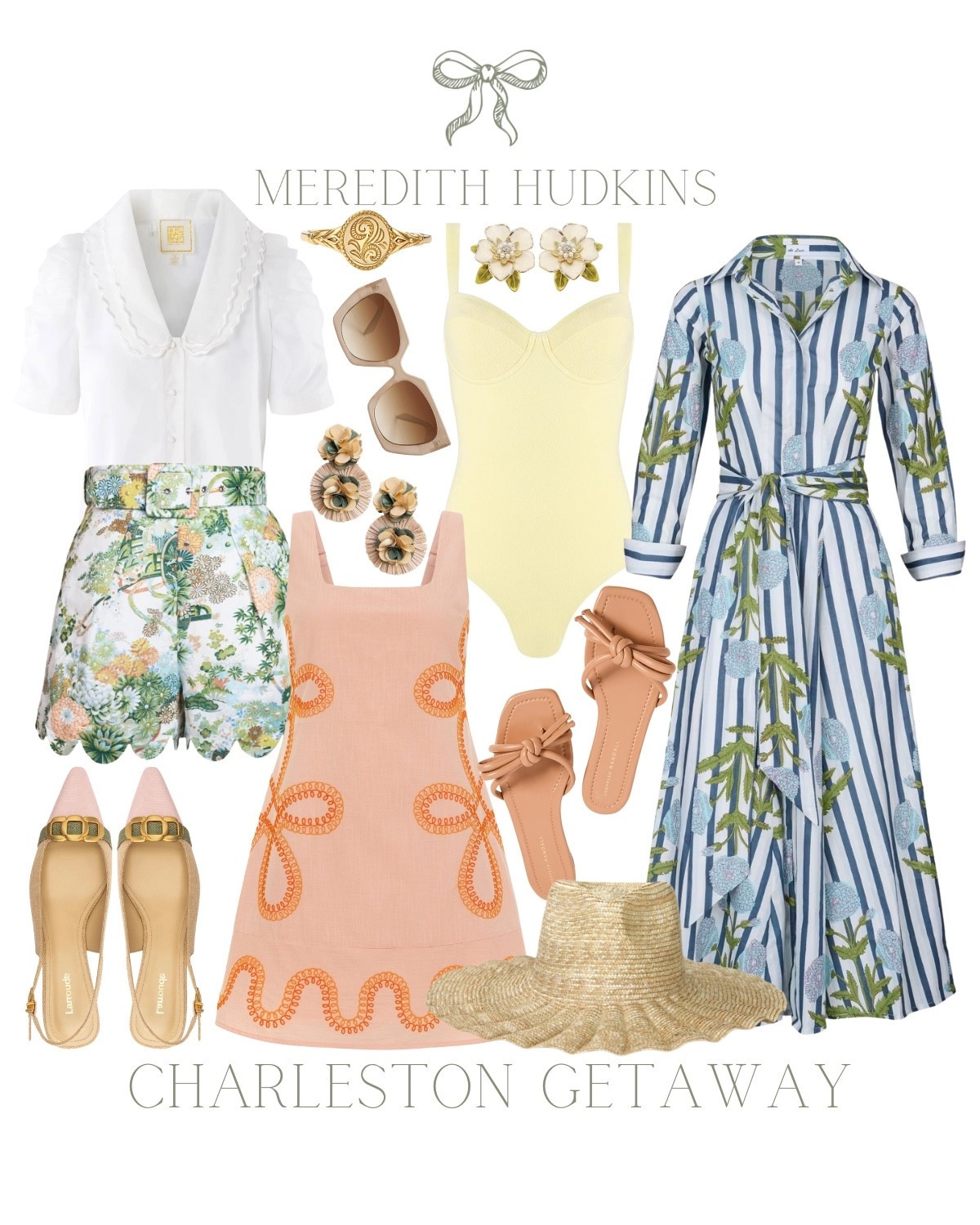 Charleston outfit inspiration! Classic finds for your next getaway. Meredith Hudkins, classic, timeless, chic, preppy, women’s fashion, coastal, fashion, summer, vacation, accessories, affordable 

#LTKFindsUnder50 #LTKSaleAlert #LTKStyleTip