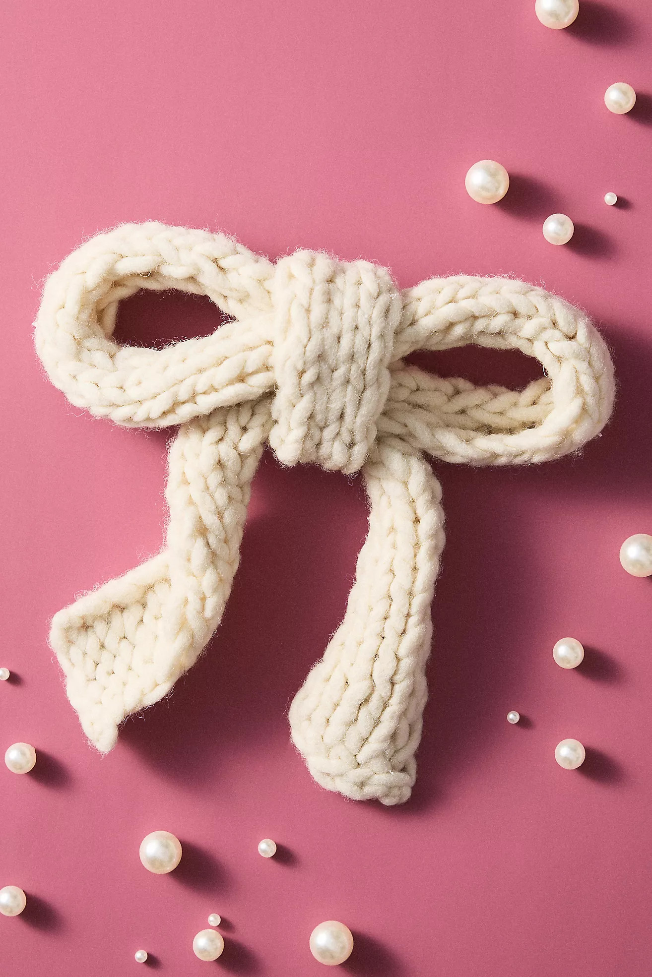 Knit Bow Ornament | Anthropologie (US)