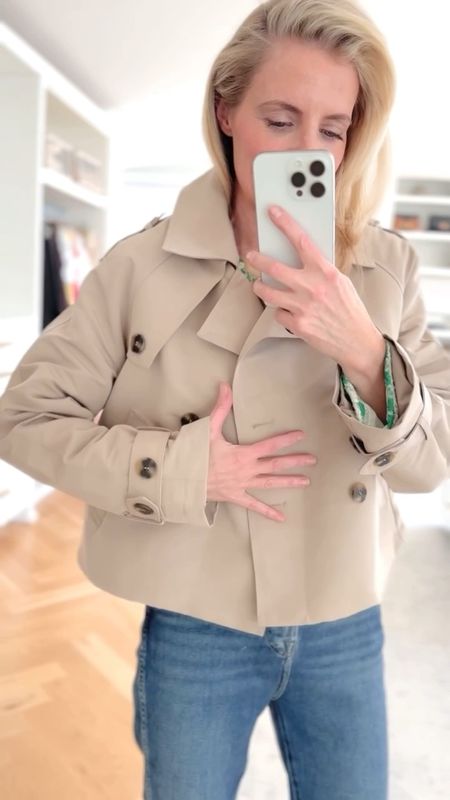 This cropped Steve Madden trench coat is so cool and very on-trend. It’s also majorly affordable at just $109! Fit is true to size. 

~Erin xo 

#LTKover40 #LTKSeasonal #LTKfindsunder100
