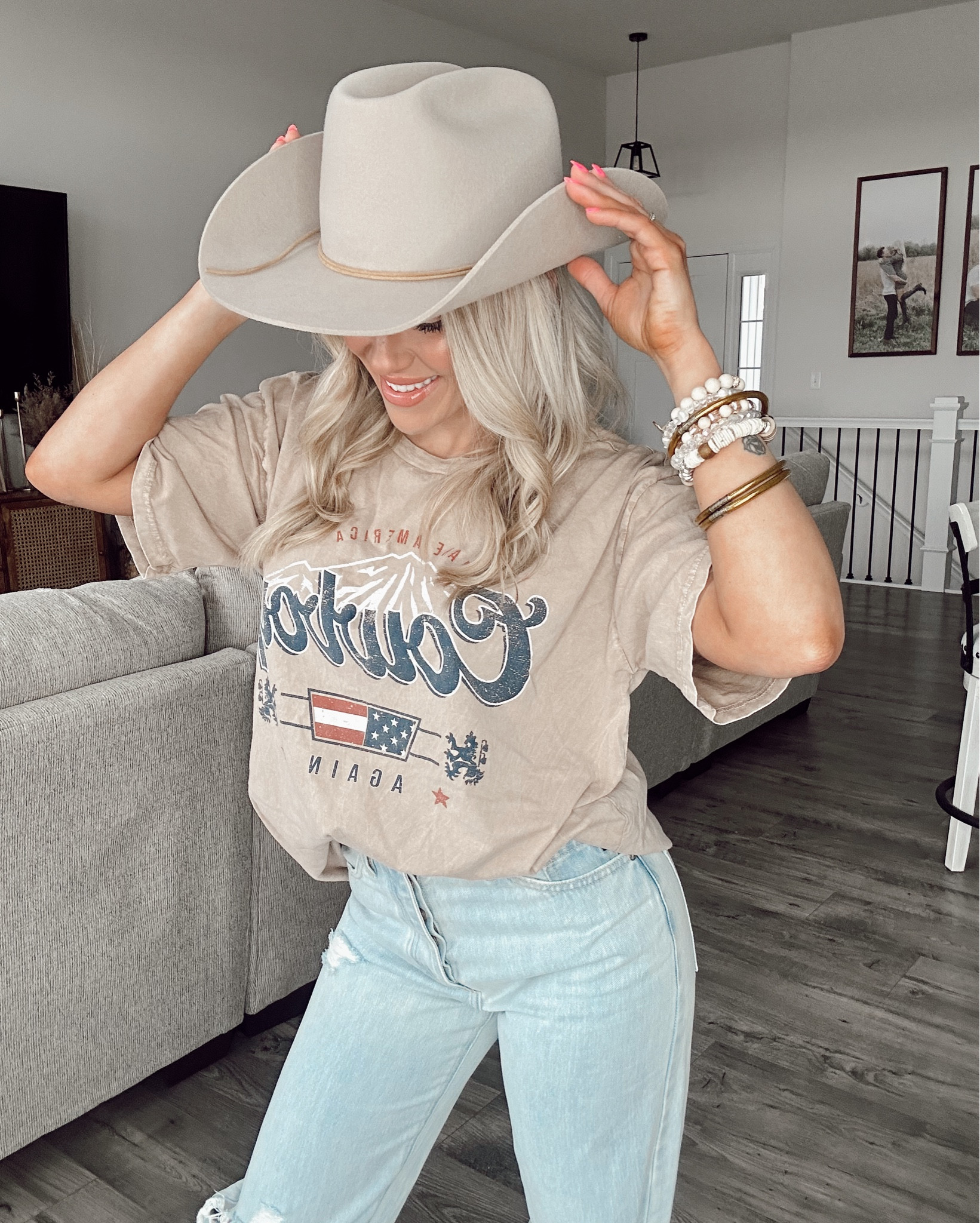 Country Concert Outfit

This western look is perfect for your next country music festival, Nashville trip, or bachelorette party!

Country concert outfit, western fashion, concert outfit, western style, rodeo outfit, cowgirl outfit, cowboy boots, bachelorette party outfit, Nashville style, Texas outfit, sequin top, country girl, Austin Texas, cowgirl hat, pink outfit, cowgirl Barbie, Stage Coach, country music festival, festival outfit inspo, western outfit, cowgirl style, cowgirl chic, cowgirl fashion, country concert, Morgan wallen, Luke Bryan, Luke combs, Taylor swift, Carrie underwood, Kelsea ballerini, Vegas outfit, rodeo fashion, bachelorette party outfit, cowgirl costume, western Barbie, cowgirl boots, cowboy boots, cowgirl hat, cowboy boots, white boots, white booties, rhinestone cowgirl boots, silver cowgirl boots, white corset top, rhinestone top, crystal top, strapless corset top, pink pants, pink flares, corduroy pants, pink cowgirl hat, Shania Twain, concert outfit, music festival

#LTKFestival #LTKfindsunder100 #LTKSeasonal