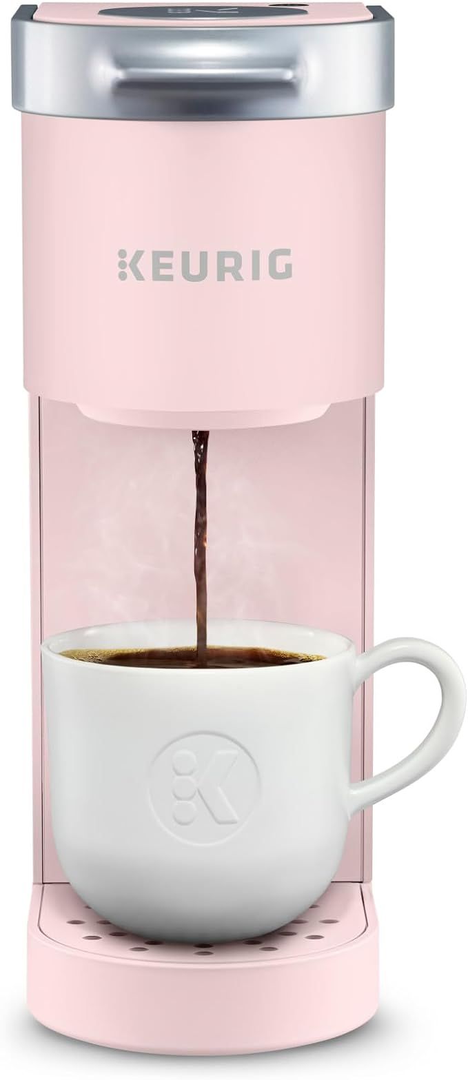 Keurig K-Mini Single Serve K-Cup Pod Coffee Maker, Dusty Rose, 6 to 12 oz. Brew Sizes | Amazon (US)