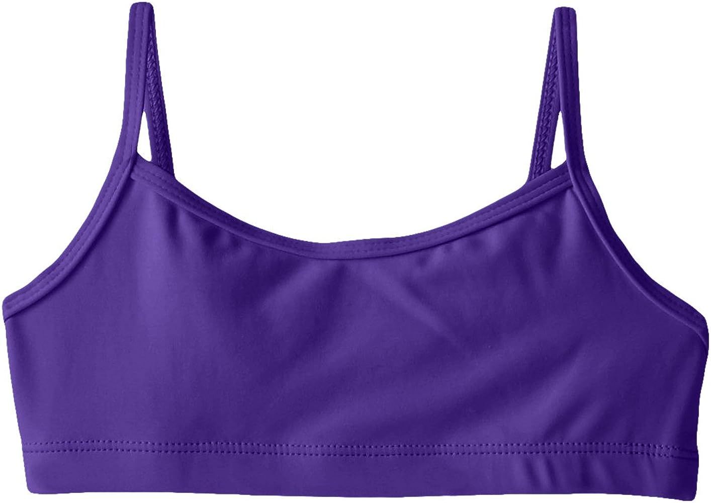 Amazon.com: Capezio Little Girls' Team Basic Camisole Bra Top, Purple, Intermediate: Athletic Leo... | Amazon (US)