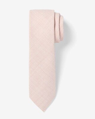 Textured Solid Pale Mauve Tie | Express