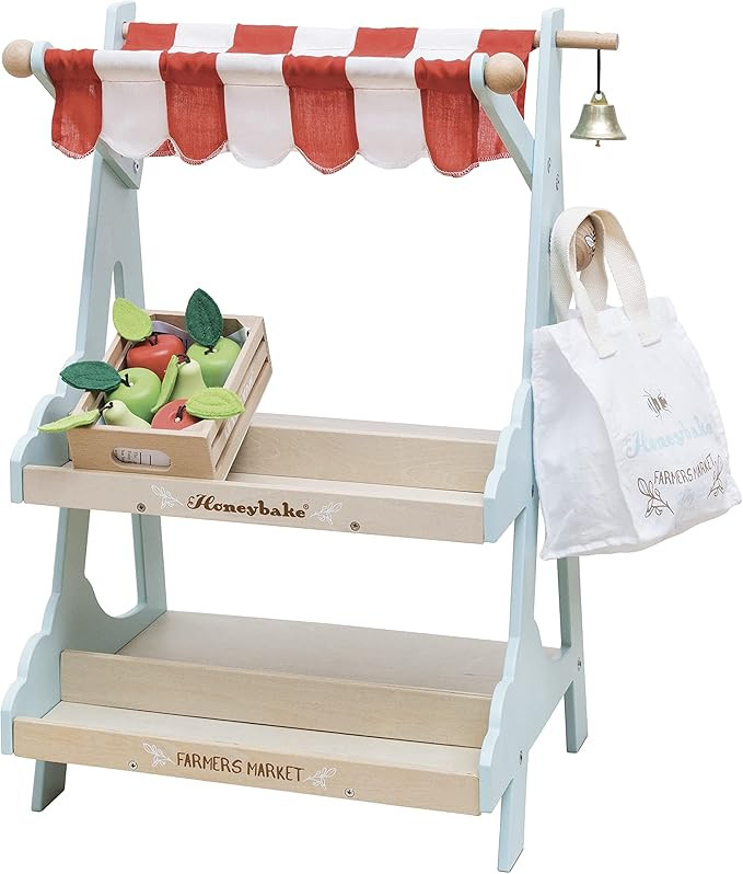 Le Toy Van - Wooden Honeybee Market Play Shop Set | Supermarket Pretend Play Food Shop | Amazon (UK)