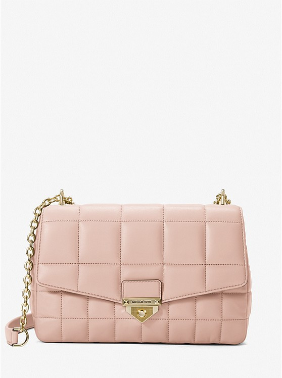 SoHo Extra-Large Quilted Leather Shoulder Bag | Michael Kors US