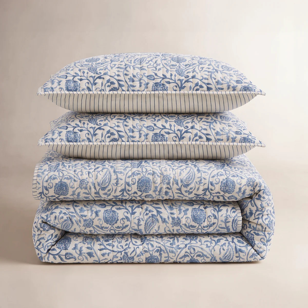 Eden Paisley 3-Piece Reversible Quilt Set | Wayfair North America