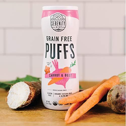 SERENITY KIDS Organic Carrot Beet Veggie Puffs, 1.5 OZ | Amazon (US)