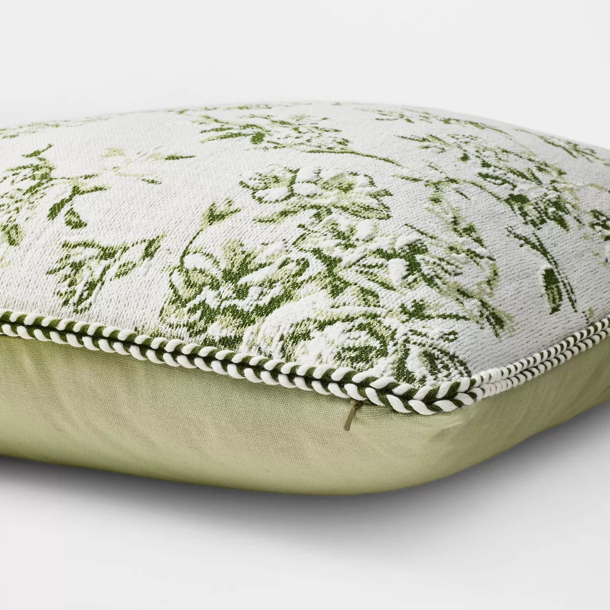 Oversized Square Floral Jacquard Pillow - Threshold™ designed with Studio McGee | Target