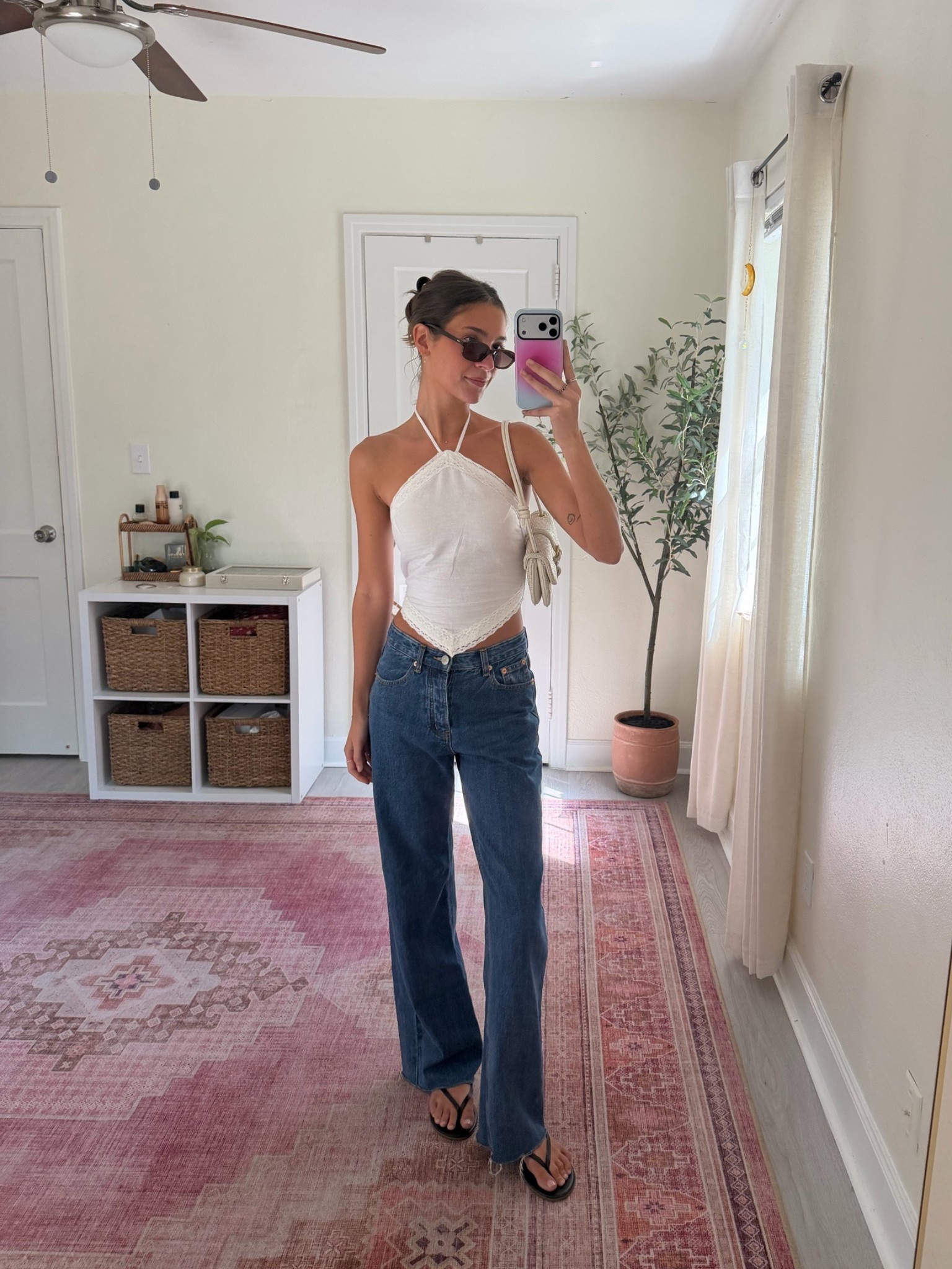 Outfit of the day🌸wearing an xs in the top @Aerie

#LTKootd #LTKSeasonal