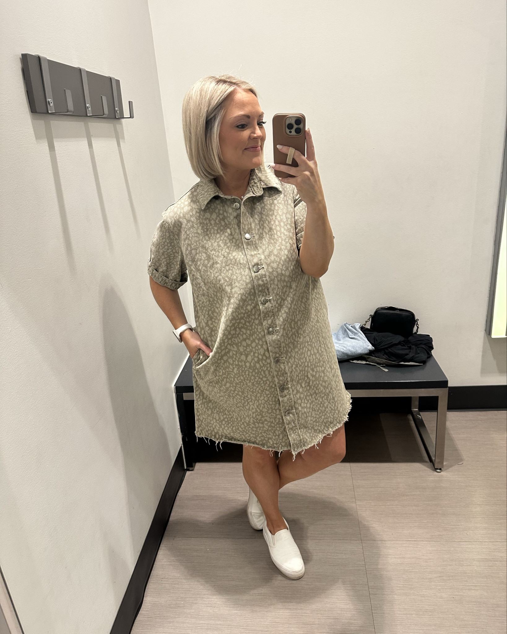 The leopard denim dress is FINALLY available online at Target! The perfect neutral, casual piece for spring and summer! dress it up with some cute strappy sandals or keep it casual with sneakers!

#springfashion #summerfashion #casualdresses #casualstyle #momstyle

#LTKStyleTip #LTKMidsize #LTKSeasonal