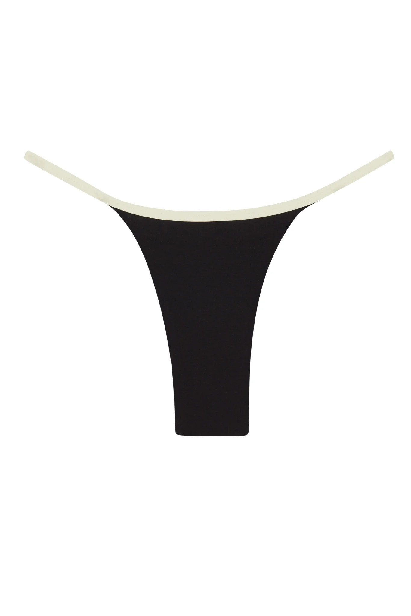 Kauai Bottom - Black/Ivory | Monday Swimwear