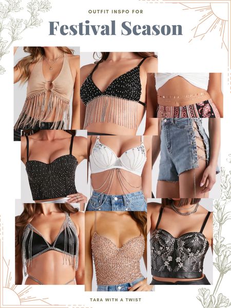 Be sure to check out my Festival Fits collection for more outfit inspo!

Festival outfit. Music festival outfits.
Festival outfit ideas. Coachella. Stagecoach. Lollapalooza. Coachella outfits. Concert outfits. Festival outfit ideas. Country music festival outfits. Rhinestone bra. Rhinestone bodysuit. 



#LTKFestival #LTKSeasonal #LTKtravel