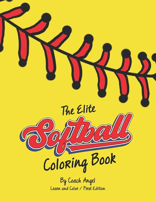 The Elite Softball Coloring Book | Amazon (US)
