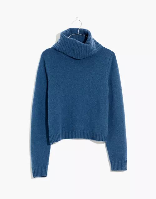 (Re)sourced Cashmere Crop Turtleneck Sweater | Madewell