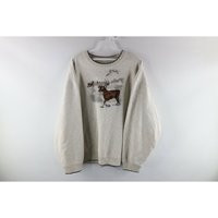 90S Streetwear Mens 2xl Distressed Heavyweight Nature Deer Buck Sweatshirt, Sweatshirt | Etsy (US)