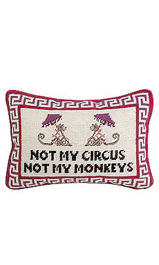Not My Circus Needlepoint Pillow
                    
                    Furbish Studio | Revolve Clothing (Global)