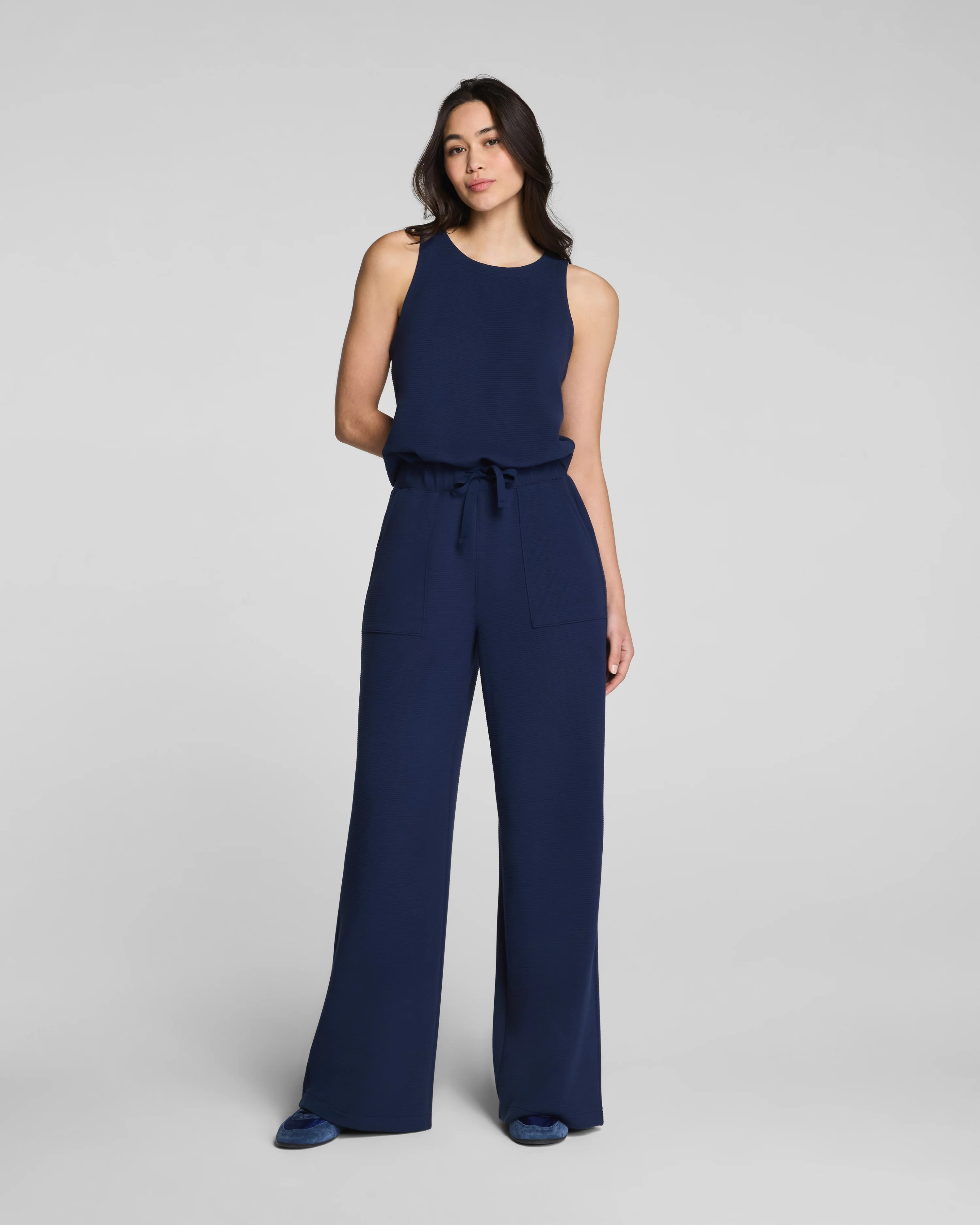 SPANX AirEssentials® French RibSleeveless Jumpsuit | Spanx