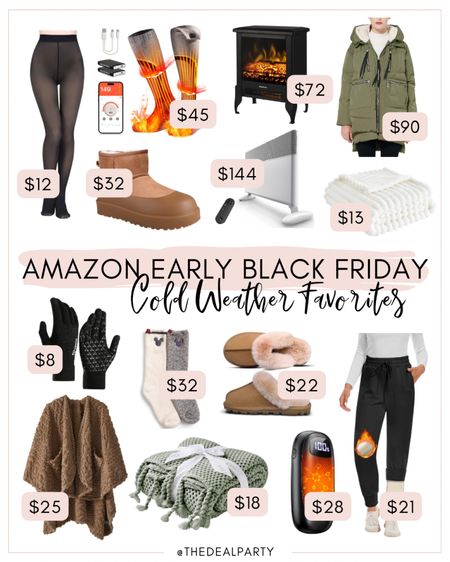 Amazon Early Black Friday | Amazon Black Friday | cold Weather Favorites | Hand Warmers | Fleece Tights | Electric Warming Socks | Winter Favorites | Cozy Favorites 

#LTKfindsunder50 #LTKHoliday #LTKSeasonal