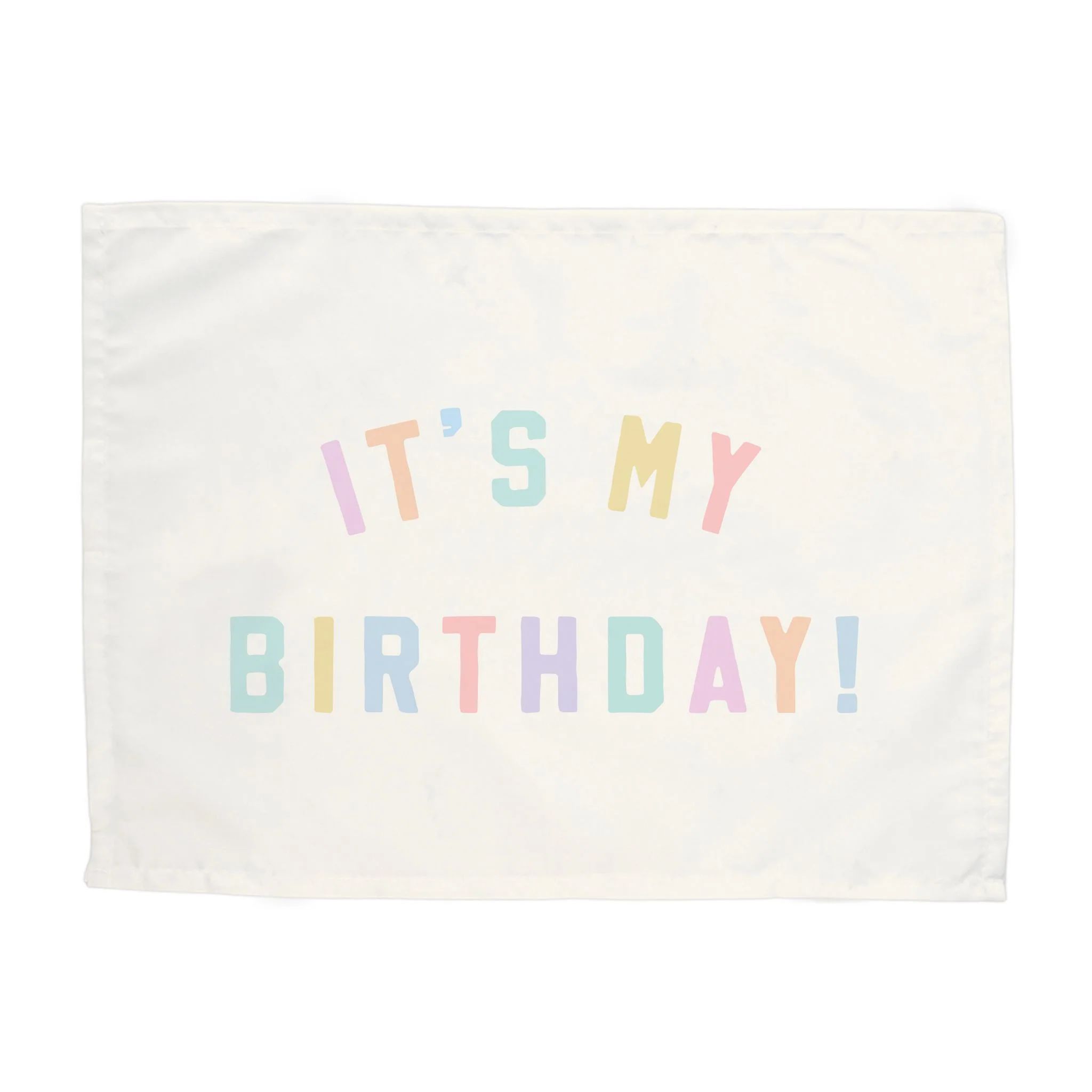 {Pastel} It's My Birthday Banner | Hunny Prints