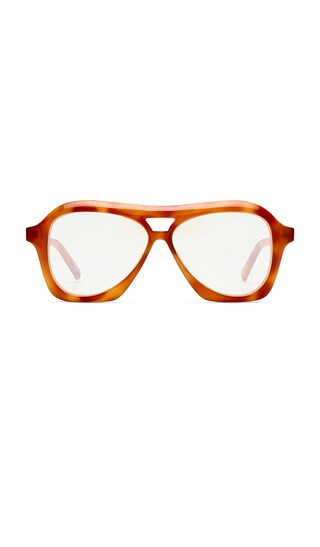 Le Specs Drizzle Blue Light Glasses in Brown. | Revolve Clothing (Global)