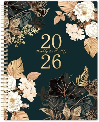 2026 Planner - 9" x 11", 2026 Weekly & Monthly Planner, JAN.2026 - DEC.2026, Large Calendar Plann... | Amazon (US)