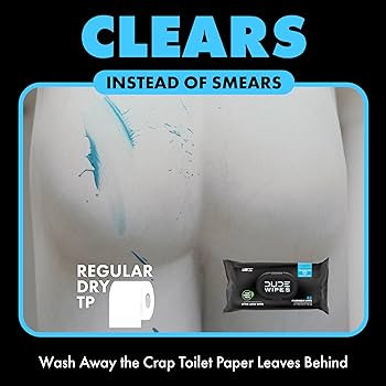 DUDE Wipes - On-The-Go Flushable Wipes - 2 Pack, 60 Wipes - Unscented Extra-Large Individually Wr... | Amazon (US)