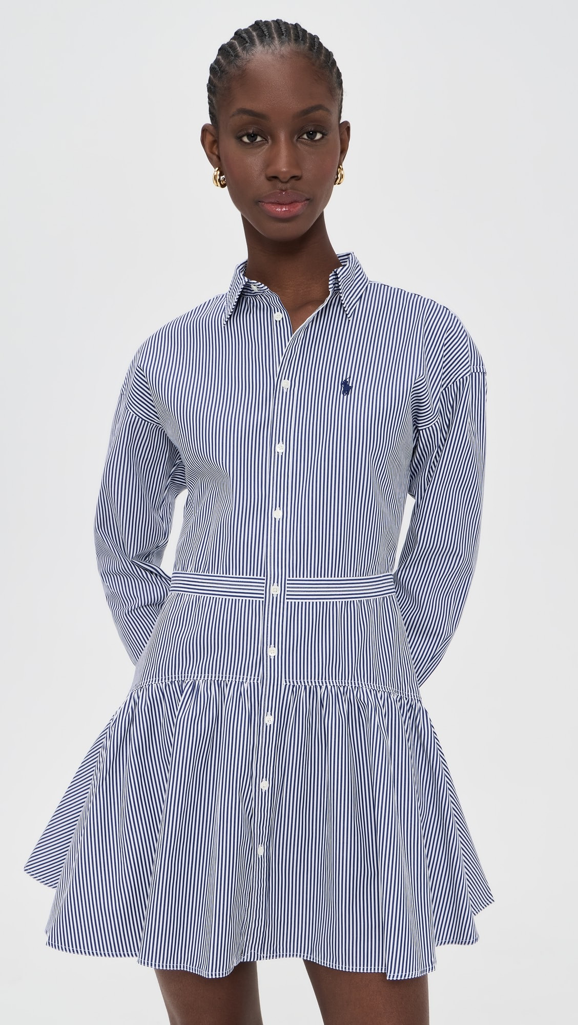 Collared Long Sleeve Shirt Dress | Shopbop