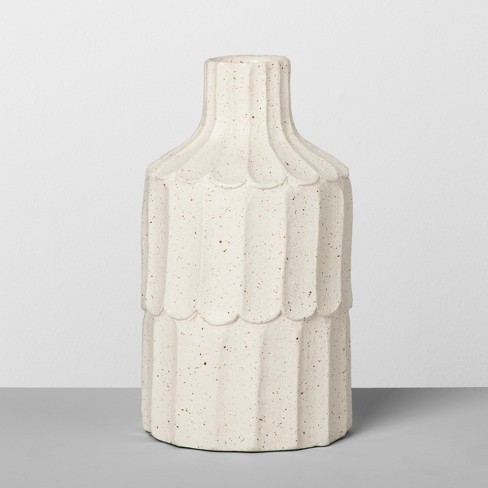 Earthenware Vase Medium - Cream - Opalhouse™ | Target