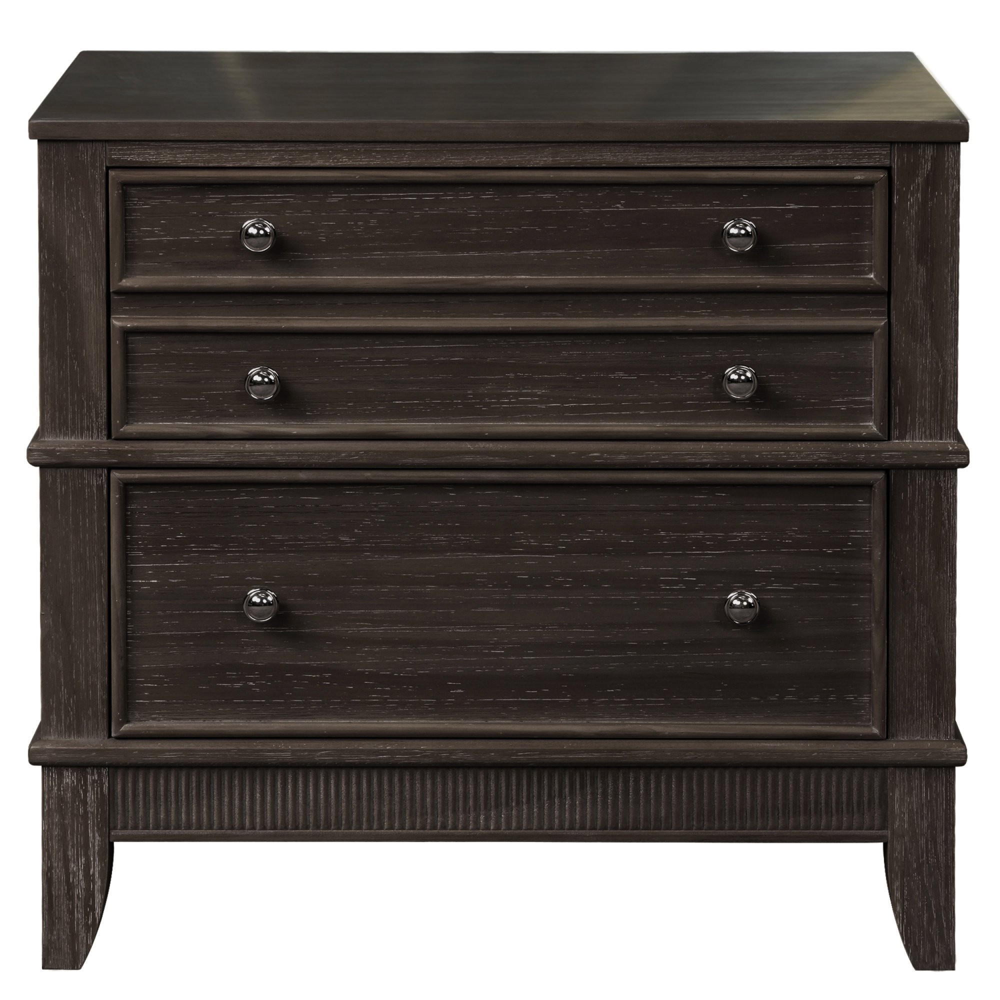 Hazel 3-Drawer Nightstand, Coffee | Walmart (US)