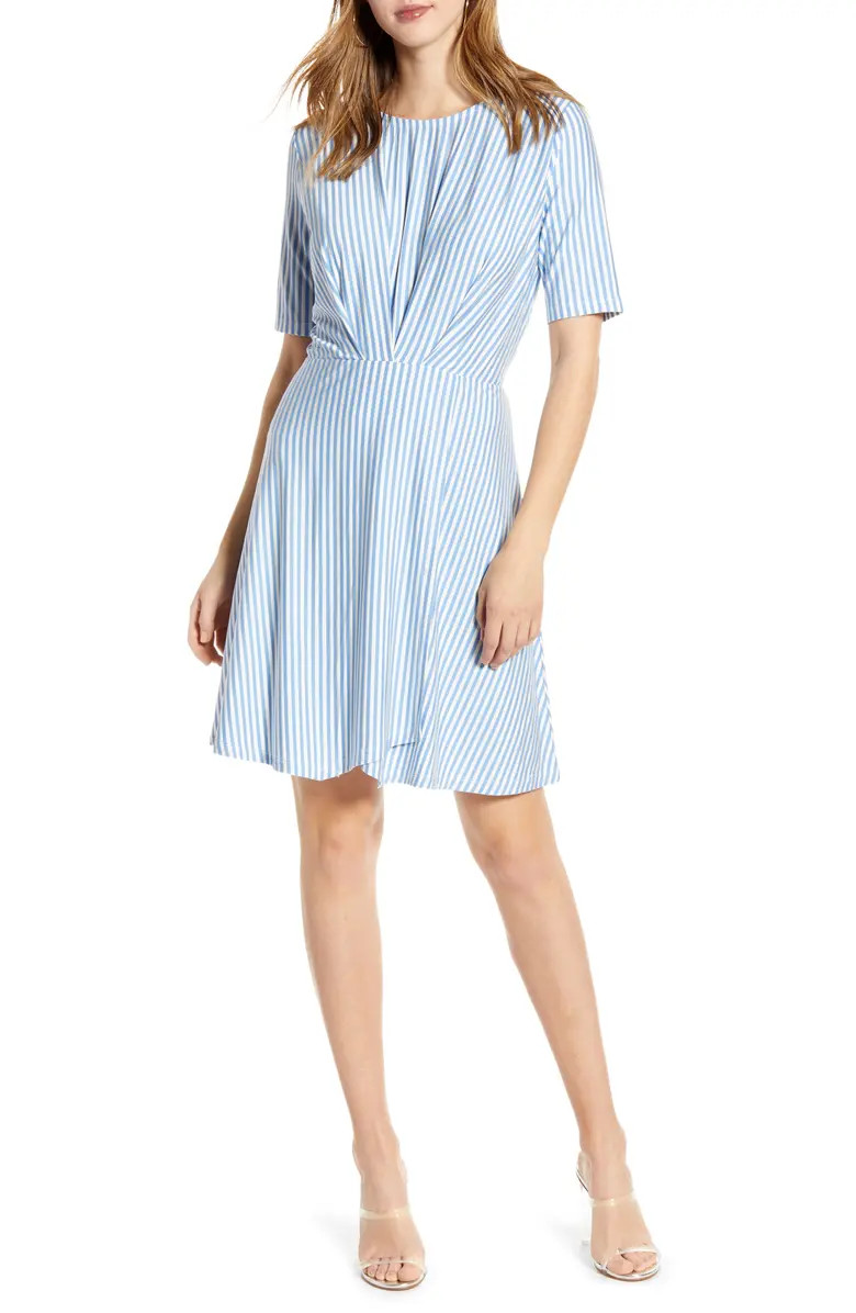 Striped A-Line Minidress | Nordstrom