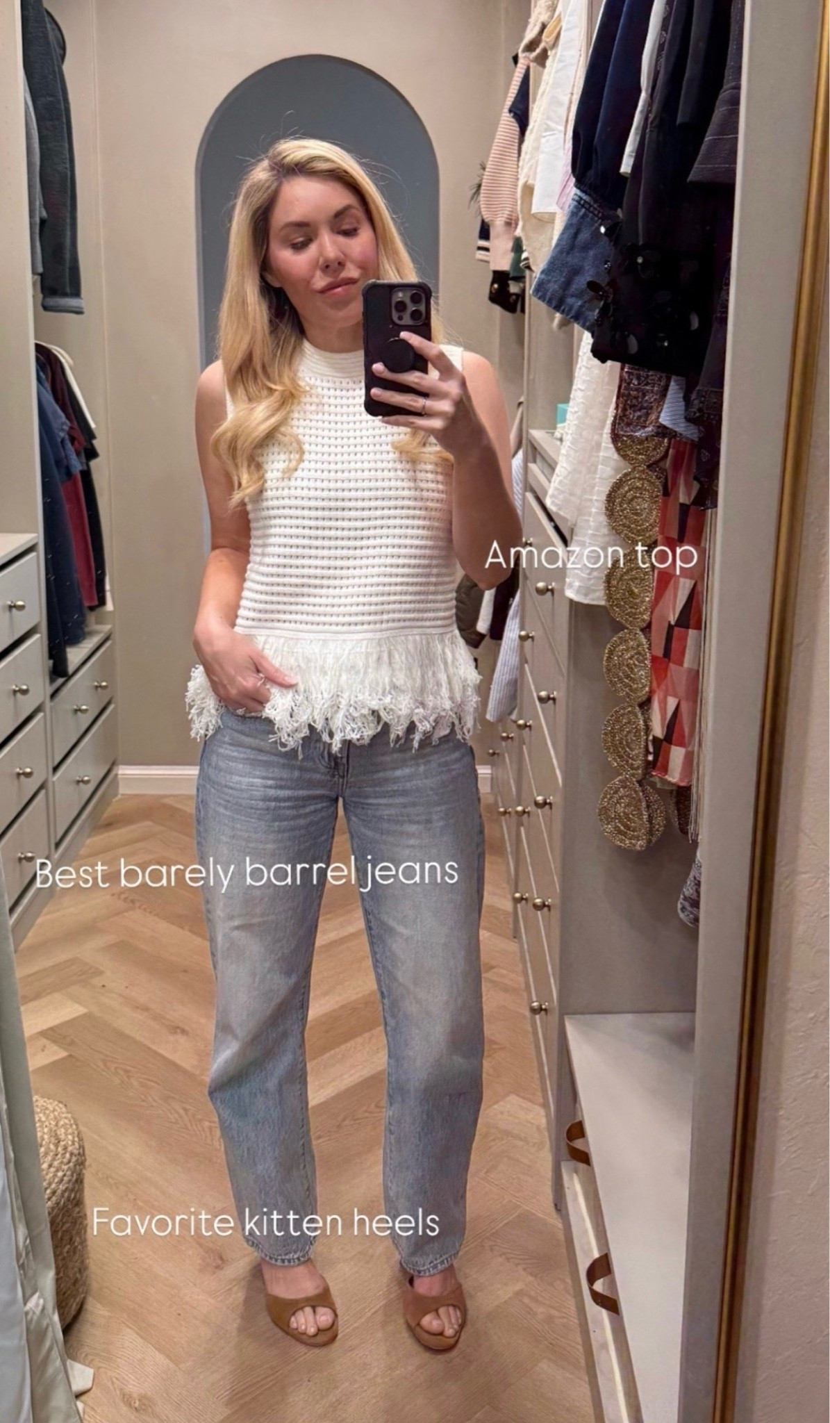 Easy high/low outfit 
Always get so many compliments on this Amazon top!

#LTKootd #LTKgrwm #LTKdayinmylife