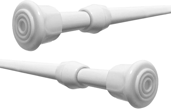 Tension Rods, WindBreath 16" by 28" Pack of 2 Spring Tension Rods Shower Adjustable Closet Rod, 2... | Amazon (CA)
