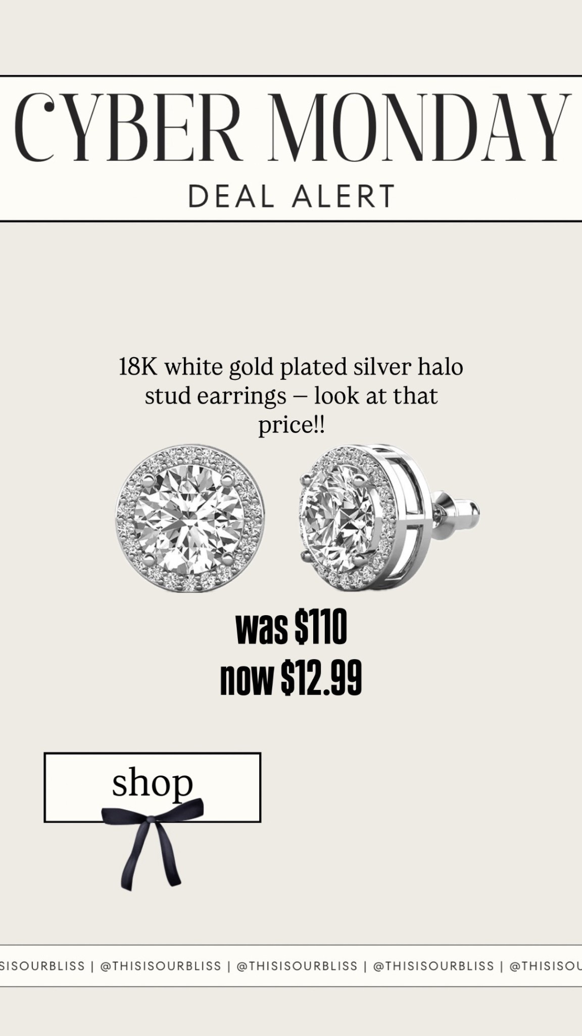 Unbelievable price on these diamond studs!! ✨ 


#LTKGiftGuide #LTKSaleAlert #LTKOver40