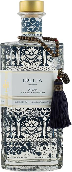 LOLLIA Dream Bubble Bath, Skin Hydrating & Deep Moisturizing, Avocado Oil & Green Tea, Relaxing S... | Amazon (US)