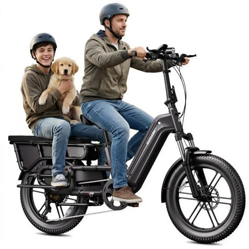 SISIGAD Sizzlebk Family Electric Bike Aluminum Frame, Peak 1500W Motor, 30MPH 100Miles, 20" x 3.0... | Amazon (US)