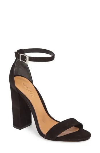Women's Schutz Enida Strappy Sandal, Size 8.5 M - Black | Nordstrom